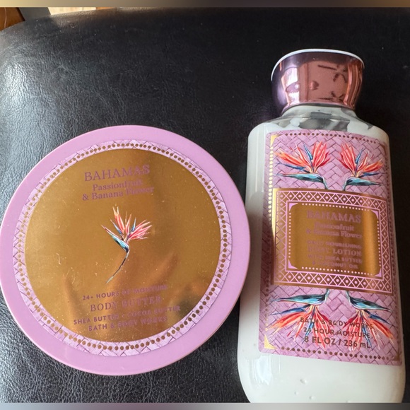 Bath & Body Works Other - Bath & Body Works Bahamas Passionfruit & Banana Flower Body Butter & Lotion